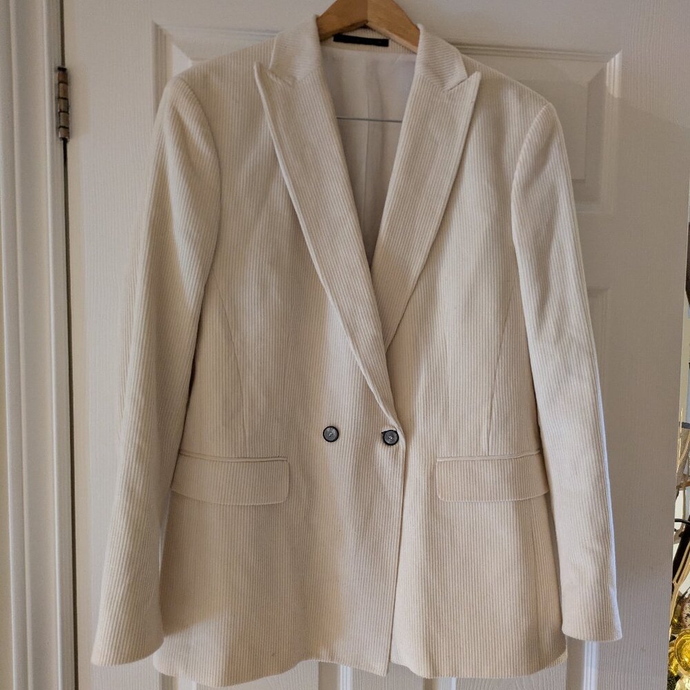 Zara Cordoroy Double Breasted Jacket